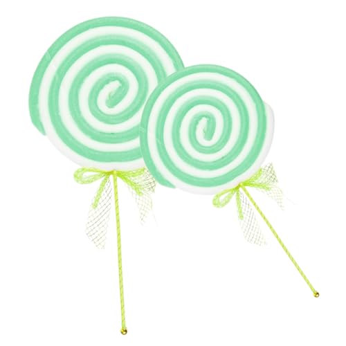Cabilock 2 Stück Teiliges Lutscher Deko Groß und Klein Grün Realistische Foto Requisite aus Sicherem Material Langlebig Vielseitig Einsetzbar für Party und Fotodekoration Cabilock 2 Stück Teiliges Lutscher Deko Groß und Klein Grün Realistische Foto Requisite aus Sicherem Material Langlebig Vielseitig Einsetzbar für Party und Fotodekoration von Cabilock