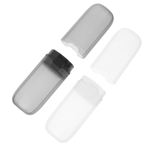 Cabilock 2 Stück Teiliges Reise zahnbürstenetui aus Robustem PP mit Deckel Wasserdichtem Verschluss Kompakt und Leicht zu Reinigen für Camping Wandern und Unterwegs Inklusive Transparentem von Cabilock