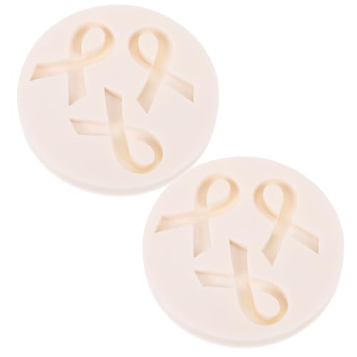 Cabilock 2 Stück Teiliges Silikon Fondant Mould Ribbon Form für DIY Kuchen Schokolade Bonbons und Kekse Zufällige Farbe für Backen und Kreative Partyideen Zufällige Farbe Zufällige Farbe von Cabilock