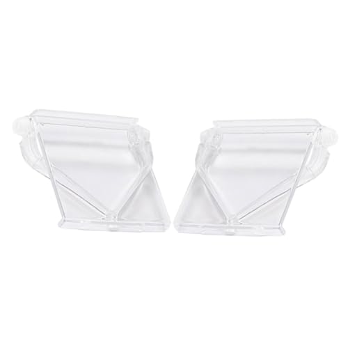 Cabilock 2 Stück Teiliges Tv Top Regal aus Transparentem Verstellbares Bildschirm Ablagefach ohne Bohren Multifunktionales Aufbewahrungsregal für Router Lautsprecher und Tv zubehör von Cabilock