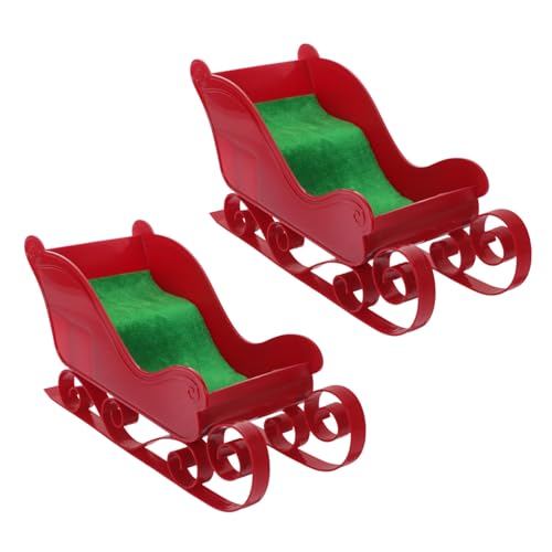 Cabilock 2 Stück Teiliges Weihnachts-Schlitten Robustem Kunststoff Festliche Candy-Schale und Santa-Schlitten Tischdekoration Bunte Schlittenfiguren für Weihnachtsbaum-unterlage Geschenk Cabilock 2 Stück Teiliges Weihnachts-Schlitten Robustem Kunststoff Festliche Candy-Schale und Santa-Schlitten Tischdekoration Bunte Schlittenfiguren für Weihnachtsbaum-unterlage Geschenk von Cabilock