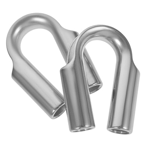 Cabilock 2 Stück Thimble Ferrule Drahtseil Crimp Werkzeug für Sichere Verbindung und Effiziente Installation von Drahtseilringen Langlebig und Rostfrei Cabilock 2 Stück Thimble Ferrule Drahtseil Crimp Werkzeug für Sichere Verbindung und Effiziente Installation von Drahtseilringen Langlebig und Rostfrei von Cabilock