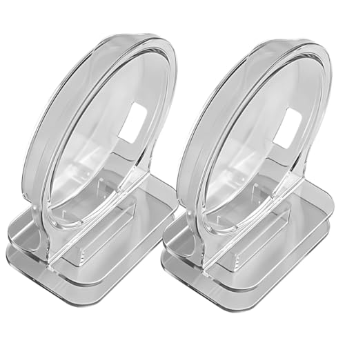 Cabilock 2 Stück Transparente Wandhalterung für Überwachungskameras Schwebendes Klebefreies Regal Stabile Montage ohne Bohren Vielseitig für Lautsprecher und Kleine Dekorationen Einfache von Cabilock