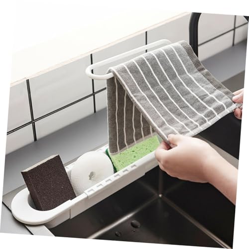 Cabilock 2 Stück Verstellbares Küchen Abtropfgestell aus Robustem PP mit Wasserablauf Teleskopisch Erweiterbar Spülschwamm Lappenhalter für Effiziente Platznutzung und Hygienisches Cabilock 2 Stück Verstellbares Küchen Abtropfgestell aus Robustem PP mit Wasserablauf Teleskopisch Erweiterbar Spülschwamm Lappenhalter für Effiziente Platznutzung und Hygienisches von Cabilock