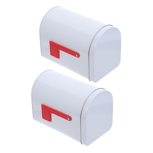 Cabilock 2stücke Briefkasten Aus Metall Weiß Kleiner Außenbriefkasten Vintage-design Zur Postaufbewahrung Metallbriefkasten Für Haus Oder Büro Kompakter Türbriefkasten Weißblech-gestell Für Cabilock 2stücke Briefkasten Aus Metall Weiß Kleiner Außenbriefkasten Vintage-design Zur Postaufbewahrung Metallbriefkasten Für Haus Oder Büro Kompakter Türbriefkasten Weißblech-gestell Für von Cabilock