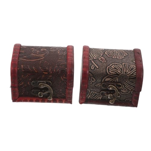 Cabilock 2 Stück Vintage Schmuckschatulle Kleine Holztruhe Dekorative Schmuckbox mit Deckel Retro Aufbewahrung für Ringe und Kleinigkeiten Geschenkidee für Zuhause und Unterwegs Cabilock 2 Stück Vintage Schmuckschatulle Kleine Holztruhe Dekorative Schmuckbox mit Deckel Retro Aufbewahrung für Ringe und Kleinigkeiten Geschenkidee für Zuhause und Unterwegs von Cabilock