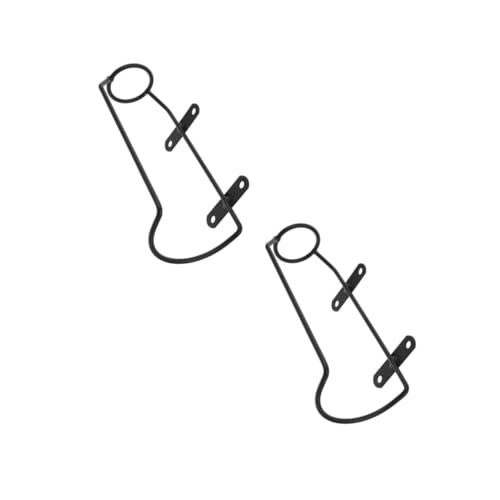 Cabilock 2 Stück Wand Weinflaschenhalter aus Metall Eleganter Weingestell mit Flaschen Halterung für Stilvolle Weinpräsentation für Wohnzimmer Bar und Restaurant Platzsparendes Design von Cabilock