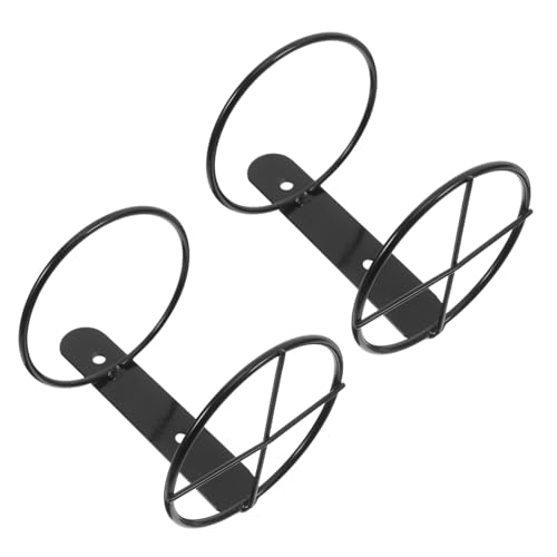 Cabilock 2 Stück Wand Weinregal Metall Teilig Einzelflaschenhalter Wandmontage Modernes Design Für Weinliebhaber Wohnzimmer Bar Dekoration Robust Langlebig von Cabilock