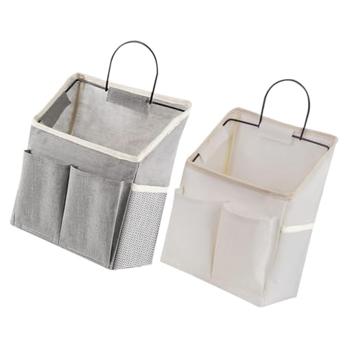 Cabilock 2 Stück Wandhängende Aufbewahrungstaschen mit Klebehaken Faltbare Stoff Organizer Taschen für Tür Schlafzimmer Wohnzimmer Vielseitige Wandtaschen zur Praktischen Aufbewahrung Cabilock 2 Stück Wandhängende Aufbewahrungstaschen mit Klebehaken Faltbare Stoff Organizer Taschen für Tür Schlafzimmer Wohnzimmer Vielseitige Wandtaschen zur Praktischen Aufbewahrung von Cabilock
