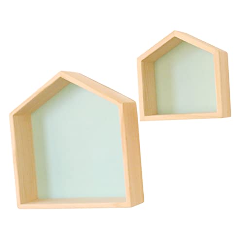 Cabilock 2 Stück Wandregal im Hausdesign Dekorative Wandablage für Badezimmer Wohnzimmer Schlafzimmer und Kleine und Große Floating Shelves zur Kreativen Aufbewahrung und Dekoration Cabilock 2 Stück Wandregal im Hausdesign Dekorative Wandablage für Badezimmer Wohnzimmer Schlafzimmer und Kleine und Große Floating Shelves zur Kreativen Aufbewahrung und Dekoration von Cabilock