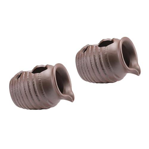 Cabilock 2 Stück Wasserkrug Dekoration Wasserspiel Ton Für Den Innenbereich Gartenteich Gartenbrunnen Springbrunnen Für Den Außenbereich Wasserbrunnen Topf Ornament Cabilock 2 Stück Wasserkrug Dekoration Wasserspiel Ton Für Den Innenbereich Gartenteich Gartenbrunnen Springbrunnen Für Den Außenbereich Wasserbrunnen Topf Ornament von Cabilock