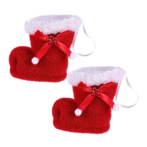Cabilock 2 Stück Weihnachts Knobelstiefel Süßigkeitenbeutel für Weihnachtsdekor für Feiern Langlebige Verpackung für Leckereien und Überraschungen Cabilock 2 Stück Weihnachts Knobelstiefel Süßigkeitenbeutel für Weihnachtsdekor für Feiern Langlebige Verpackung für Leckereien und Überraschungen von Cabilock