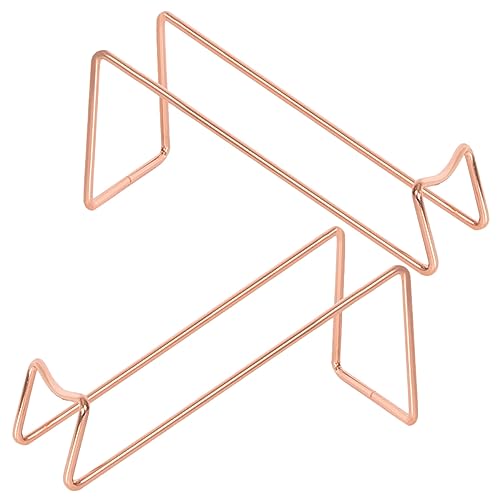 Cabilock 2 Stück Weinflaschenhalter Metall Weinregal für Party Eleganter und Stabiler Flaschenständer aus Hochwertigem Design für Stilvolle Wohnräume von Cabilock