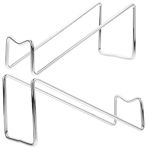Cabilock 2 Stück Weinflaschenhalter aus Metall Eleganter Flaschenständer für Tischdekoration Weinregal für Feiern und Täglichen Gebrauch Kleine Silberner Ausführung Cabilock 2 Stück Weinflaschenhalter aus Metall Eleganter Flaschenständer für Tischdekoration Weinregal für Feiern und Täglichen Gebrauch Kleine Silberner Ausführung von Cabilock