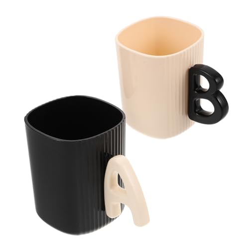 Cabilock 2stücke Zahnbürstenbecher Für Wiederverwendbarer Mundwasserbecher Aus Kunststoff Bruchfester Badezimmerbecher Für Reisen Hause Aufbewahrungsbecher Für Zahnbürsten Cabilock 2stücke Zahnbürstenbecher Für Wiederverwendbarer Mundwasserbecher Aus Kunststoff Bruchfester Badezimmerbecher Für Reisen Hause Aufbewahrungsbecher Für Zahnbürsten von Cabilock