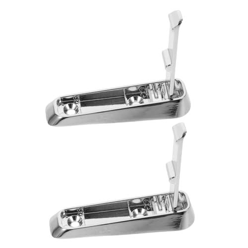 Cabilock 2 Stück unsichtbarer Haken Faltbarer Haken Taschenwandhaken Badezimmerhaken Badezimmer Huthänge Aluminiumlegierung Silber von Cabilock