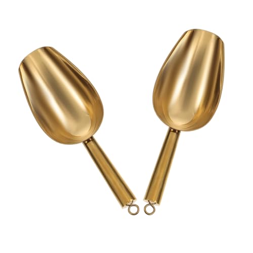 Cabilock 2stücke Eisportionierer Aus Edelstahl Flachbodig Für Eiswürfel Zucker Getreide Für Küche Buffet Tee Einfache Reinigung Und Langlebige Nutzung Cabilock 2stücke Eisportionierer Aus Edelstahl Flachbodig Für Eiswürfel Zucker Getreide Für Küche Buffet Tee Einfache Reinigung Und Langlebige Nutzung von Cabilock