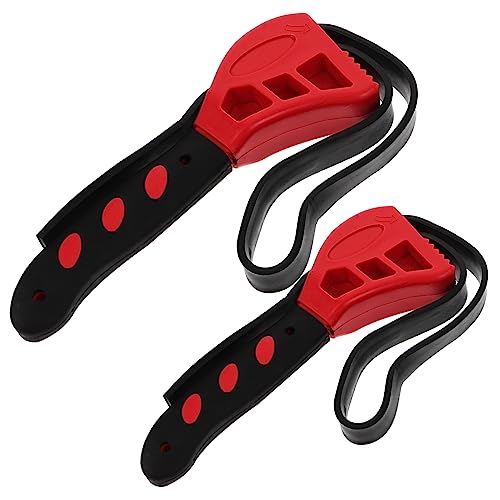 Cabilock 2 Stücke Multifunktionale Jar Opener Werkzeug Einstellbare Gummi Strap Flasche Opener Wrench Set Cabilock 2 Stücke Multifunktionale Jar Opener Werkzeug Einstellbare Gummi Strap Flasche Opener Wrench Set von Cabilock