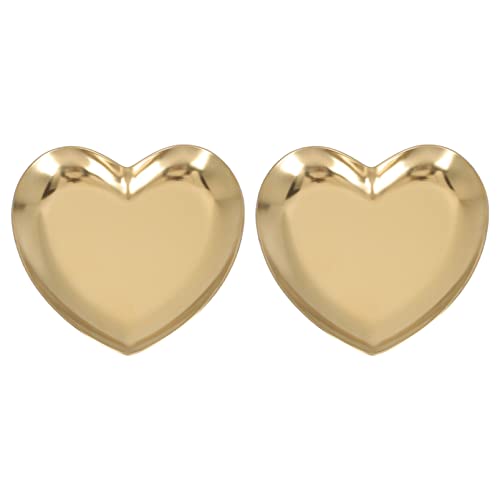 Cabilock 2 Stücke Serviertablett Edelstahl Snackteller Herz Teller Herzform Obstteller Desserttablett Speiseteller Metallschüssel Getränketablett BBQ Platte für Obst Getränke Abendessen Tasse Gold Cabilock 2 Stücke Serviertablett Edelstahl Snackteller Herz Teller Herzform Obstteller Desserttablett Speiseteller Metallschüssel Getränketablett BBQ Platte für Obst Getränke Abendessen Tasse Gold von Cabilock