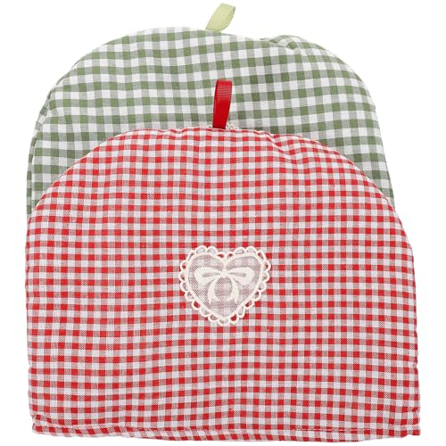 Cabilock 2 Stücke Teewärmer Baumwolle Teekannenwärmer Stoff Teekanne Abdeckung für Wasserkocher Kaffeekanne Tea Pot Cosy Kannenwärmer Haube Isolierung Staubschutz von Cabilock
