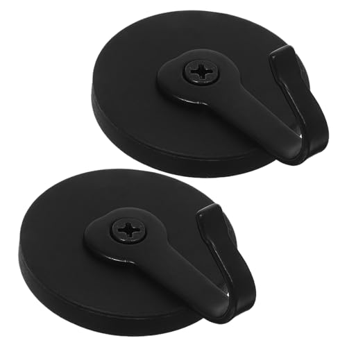 Cabilock 2 Stücke magnetischer Haken magnetischer kranzhalter Kranzbügel für Metalltür Hochleistungskranzmagnet Kranz Magnet high-pull-force magnets Haustürkranzhalter Eisen Schwarz von Cabilock