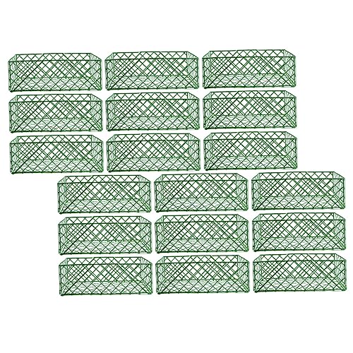 Cabilock 20 Stück Blumen Schlamm Halter Blumen- Hochzeitsdekorationen Unterstützung Blumenbefestigungsgestell Fälschung blumenregal blumenständer Blumenkäfig Blumenbodenrahmen Plastik Green von Cabilock
