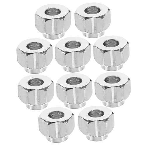 Cabilock 20 Stück Drucker Exzenter Spacer Muttern aus Vernickeltem Kohlenstoffstahl Bohrung V nut Kompatibel Verschleißfest Rostfrei Hexagonal für 3D Drucker Führungsräder von Cabilock