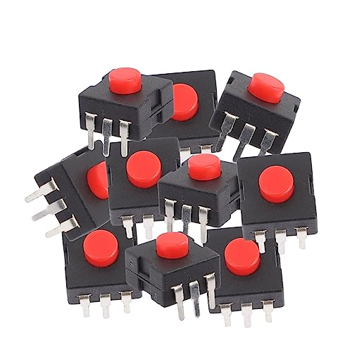 Cabilock 20 Stück Taschenlampen Druckknopf Schalter Mini Torch Push Button für Vielseitige Anwendungen für DIY Projekte und Elektronische Geräte von Cabilock