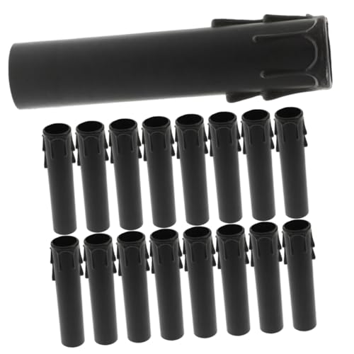 Cabilock 20 Stück Teiliges Chandelier Socket Covers aus Schwarzem Kunststoff Tropfenförmige Wachstropfen schutzrohre Φxmm Vielseitig für Kronleuchter Wand Pendelleuchten Einfach zu Cabilock 20 Stück Teiliges Chandelier Socket Covers aus Schwarzem Kunststoff Tropfenförmige Wachstropfen schutzrohre Φxmm Vielseitig für Kronleuchter Wand Pendelleuchten Einfach zu von Cabilock