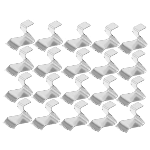 Cabilock 20 Stück Teiliges Metall regalhalter Verstellbare Schwere Halterungen für Metall schränke Stabile Büro ablageclips für Flexible Dateiablage und Sichere Fachunterstützung von Cabilock