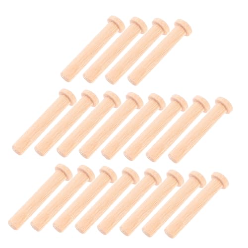 Cabilock 20 Stück Teiliges Mini Holznägel aus Massivem Holz T förmige Rundkopf nägel Kleine Stabile Holznägel für Basteln und Holzarbeiten für Modelleisenbahn und Filigrane DIY projekte Cabilock 20 Stück Teiliges Mini Holznägel aus Massivem Holz T förmige Rundkopf nägel Kleine Stabile Holznägel für Basteln und Holzarbeiten für Modelleisenbahn und Filigrane DIY projekte von Cabilock