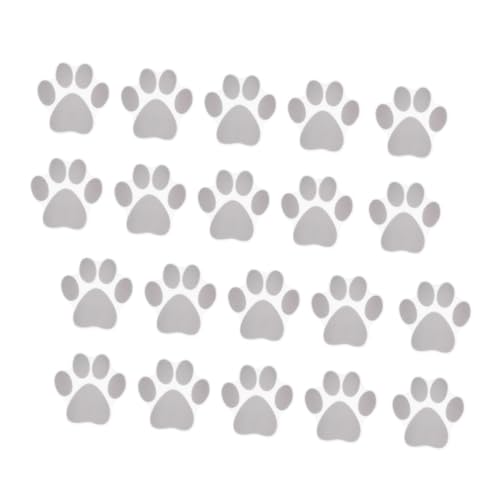 Cabilock 20 Stück Teiliges rutschfeste Badewannen Aufkleber mit Hundepfotenmotiv Selbstklebend Langlebig Sicher für Glatte Badezimmerflächen zur Vermeidung von Ausrutschunfällen bei von Cabilock