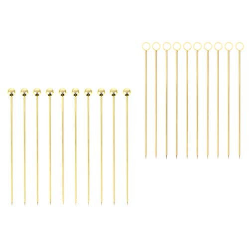 Cabilock 20 Stück Edelstahl Cocktail Picks Wiederverwendbare Zahnstocher Für Getränke Obst Und Vorspeisen Elegante Martini Picks Für Partys Und Feiern Cabilock 20 Stück Edelstahl Cocktail Picks Wiederverwendbare Zahnstocher Für Getränke Obst Und Vorspeisen Elegante Martini Picks Für Partys Und Feiern von Cabilock