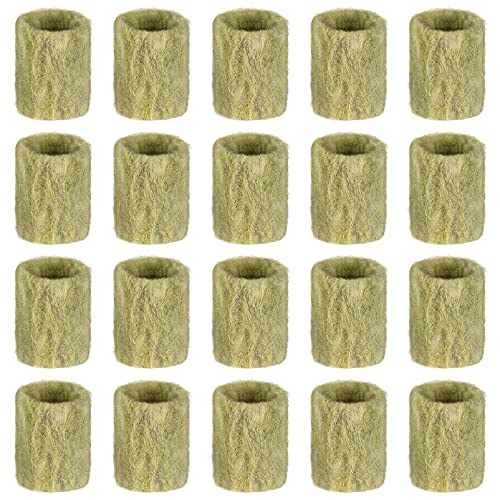 Cabilock 20Pcs Rockwool Cubes Hydrokultur Wachsen Media Steinwolle- Herstellung Starter Stecker Steinwolle Wachsen Würfel Perfekte für Stecklinge Saatgut Ausgangs Hydrokultur von Cabilock