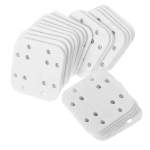 Cabilock 20Stücke Mineralpad Ersatz für Luftbefeuchter Geruchsneutrale Aroma Filter Pads Kompatibel mit Verschiedenen Modellen zu Installieren für Feuchte Luft Wohn von Cabilock