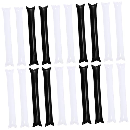 Cabilock 24 Stück Teiliges Aufblasbare Cheer Sticks Geräuschvolle Jubelstöcke in Weiß und Schwarz Dicke Noisemaker für Sportveranstaltungen Geburtstagsfeiern und Festivals Leichte Cabilock 24 Stück Teiliges Aufblasbare Cheer Sticks Geräuschvolle Jubelstöcke in Weiß und Schwarz Dicke Noisemaker für Sportveranstaltungen Geburtstagsfeiern und Festivals Leichte von Cabilock