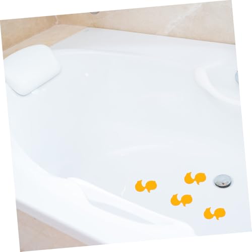 Cabilock 24 Stück Teiliges Rutsch Duschboden aus Weichem Gummi Selbstklebende Gelbe Enten Badewannen Aufkleber rutschfeste Badezimmer Sticker für Sichere und Bequeme Fußoberfläche von Cabilock