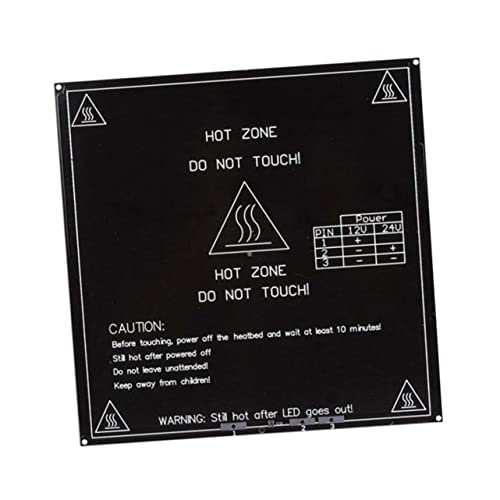 Cabilock Heizbett Dual Power Wärmeplatte für Drucker Laminate Kupfer Schwarz mit Lötmaske und Cabilock Heizbett Dual Power Wärmeplatte für Drucker Laminate Kupfer Schwarz mit Lötmaske und von Cabilock