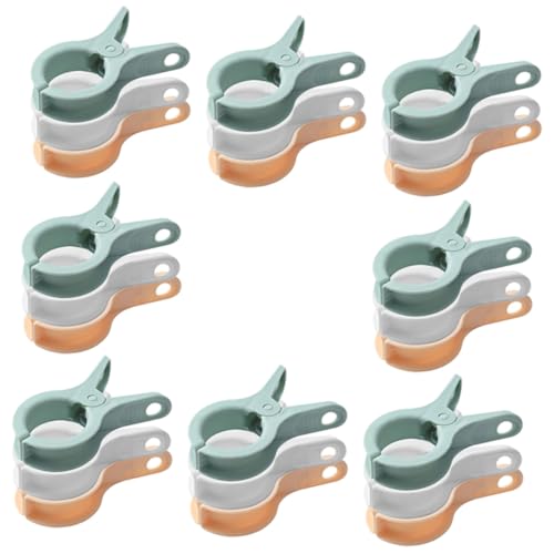 Cabilock 24stücke Winddichte Wäscheklammern Multifunktionale Clips Für Bettwäsche Handtücher Und Kleidung Reusable Material Und Sicherer Bei Wind von Cabilock