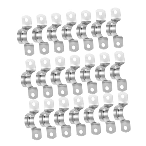 Cabilock 25 Stück Teiliges U Rohrschellen Robuste Rohrklemmen für Kabel und Leitungen Einfache Installation Vielseitig Einsetzbar Silberne Farbe Cabilock 25 Stück Teiliges U Rohrschellen Robuste Rohrklemmen für Kabel und Leitungen Einfache Installation Vielseitig Einsetzbar Silberne Farbe von Cabilock