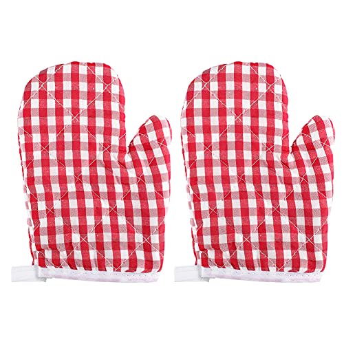 Cabilock 2Pcs Kinder Backofen Mitts Wärme Resistant Küche Handschuhe Ofen Handschuhe für Topflappen Kochen Grill Braten Backen von Cabilock