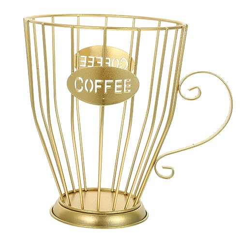 Cabilock 2St Kaffeekapselhalter Tischkaffee Kaffeeständer büro accessoires büro zubehör Lagerregal Kaffeekonzentrat Displayhalter für Kaffeekapseln Organizer für Arbeitsplatte Obst Metall von Cabilock