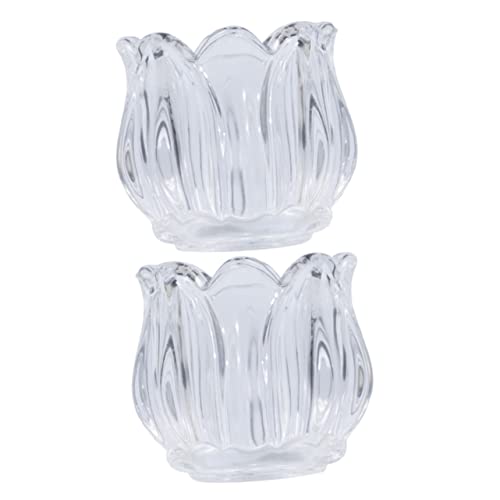 Cabilock 2er Set Votivkerzenhalter Aus Glas Elegante Kerzenständer Sockel Für Teelichter Cabilock 2er Set Votivkerzenhalter Aus Glas Elegante Kerzenständer Sockel Für Teelichter von Cabilock