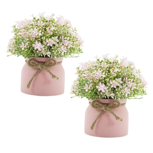 Cabilock 2stücke Künstliche Bonsai-Pflanze Realistische Deko Für Zuhause Und Büro Pflegen Sie Ihren Mit Lebendigen Farben Und Natürlichem Look Für Tisch Und Regalgestaltung von Cabilock