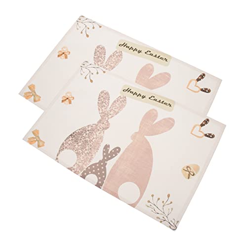 Cabilock 2st Kaninchen Tischset Untersetzer Frühlingshafte Tischdeko Platzdeckchen Für Den Haushalt Tischdeko Im Landhausstil Halloween Frühlingsdeko Hochzeitsdeko Wasserdichtes Leinen Cabilock 2st Kaninchen Tischset Untersetzer Frühlingshafte Tischdeko Platzdeckchen Für Den Haushalt Tischdeko Im Landhausstil Halloween Frühlingsdeko Hochzeitsdeko Wasserdichtes Leinen von Cabilock