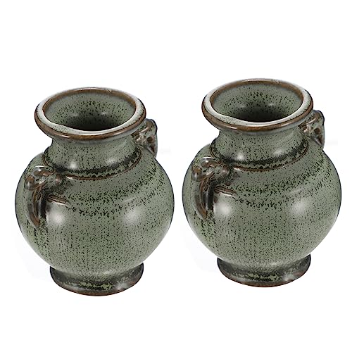 Cabilock 2er-Pack Mini-keramikvase Für Den Schreibtisch Dekorativer Blumenbehälter Wohnkultur Vase Für Und Rosen Cabilock 2er-Pack Mini-keramikvase Für Den Schreibtisch Dekorativer Blumenbehälter Wohnkultur Vase Für Und Rosen von Cabilock