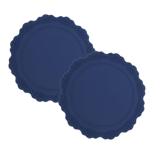 Cabilock Esstisch- Elegante Geprägte Silikon-tischsets 2er-Set Leicht Zu Reinigen Küchenbedarf von Cabilock