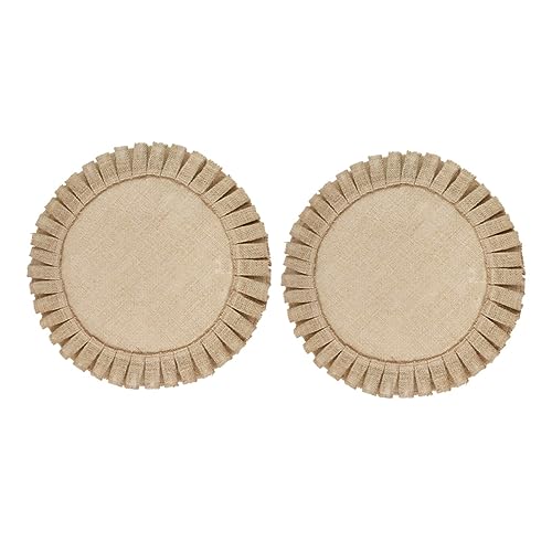 Cabilock Retro Runde Jute Tischsets Dekorative Kanten Isolierte Tischsets Tischdecken Set Cabilock Retro Runde Jute Tischsets Dekorative Kanten Isolierte Tischsets Tischdecken Set von Cabilock