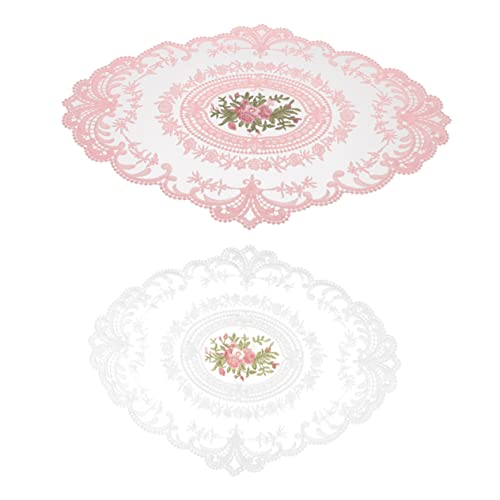 Cabilock Tischsets Aus Spitze 8er-Set Untersetzer Elegante Tischsets Für Den Esstisch Dekorative Tassenkissen von Cabilock