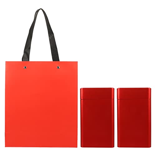 Cabilock Aufbewahrungshalter Für Kräutertee 2er-Pack Teedosen Aus Weißblech Dekorative Teedose Stabiler Deckel Für Luftdichten Verschluss Für Losen Tee von Cabilock